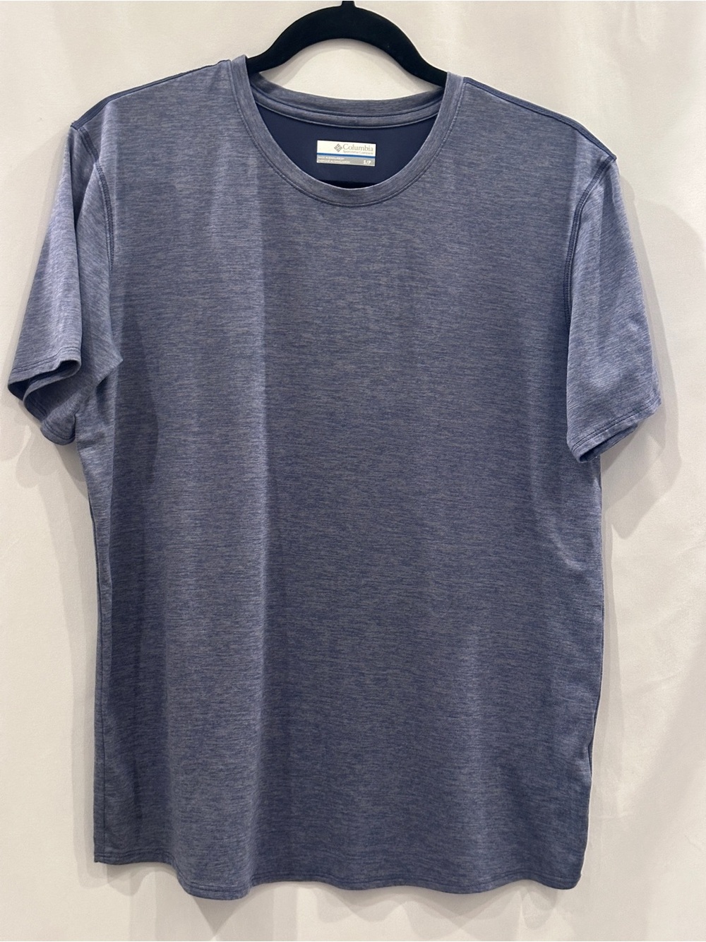 Columbia Men's Heather Navy Short Sleeve Crew Tee